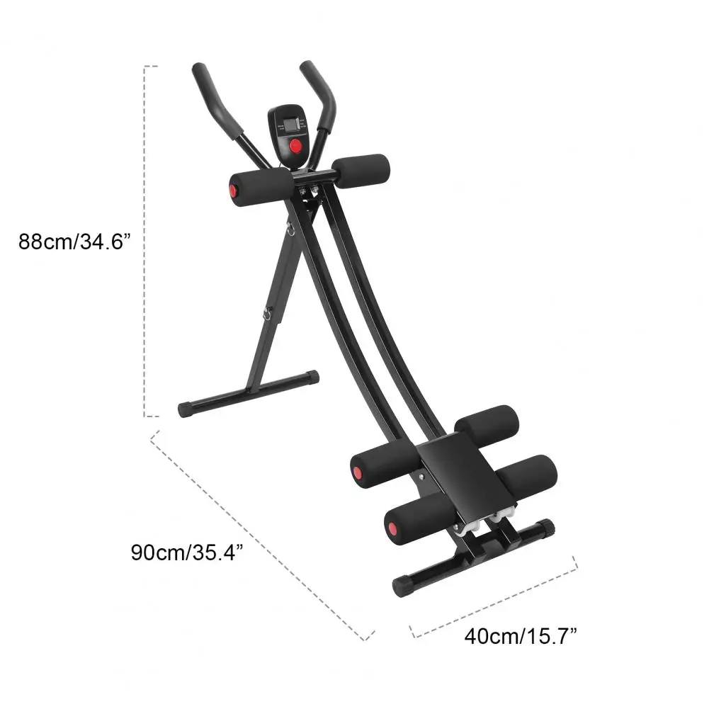 Collapsible Abdominal Machine with LCD Display Home Gym Ab Trainer Machine Waist Trainer Workout Equipment for Men Women - Image 6