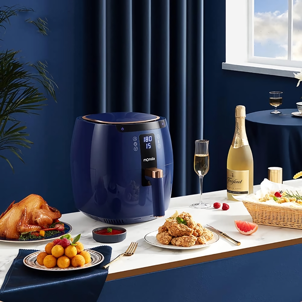 6.5L Smart LCD Fully Automatic Air Fryer - Touch Control, Multi-functional Cooking Companion - Image 4