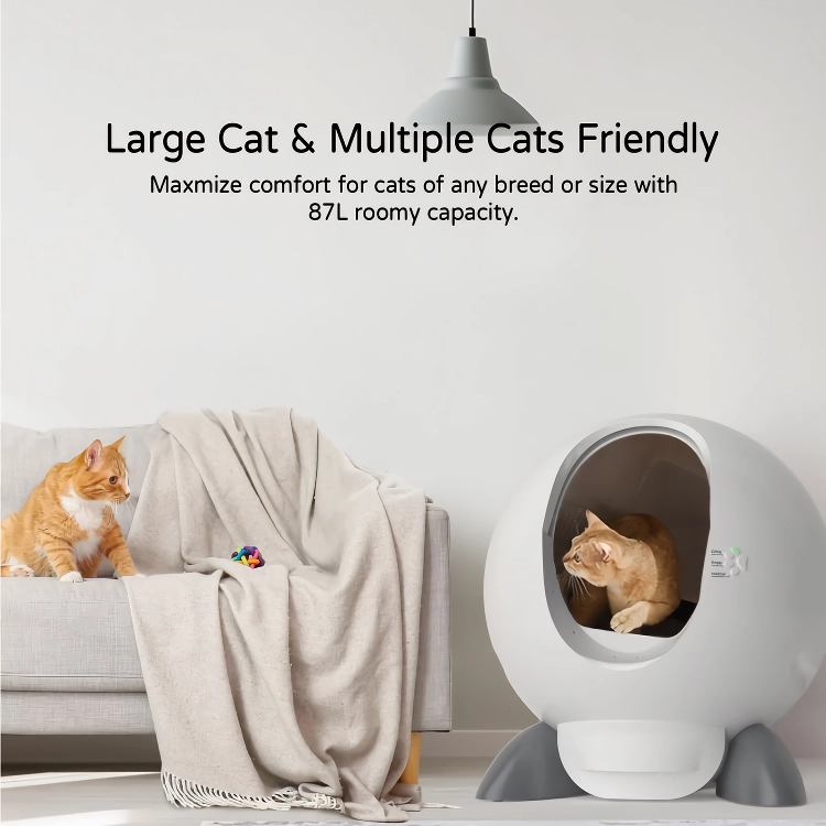 Smart Self-Cleaning Automatic Closed Cat Litter Box for Multi-Cat Homes - Image 6