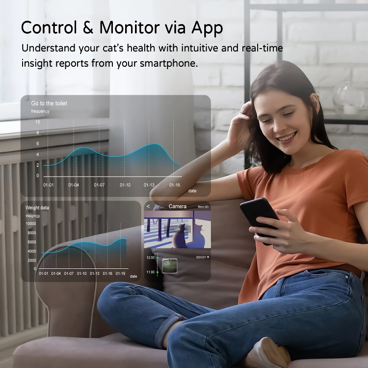 Smart Self-Cleaning Automatic Closed Cat Litter Box for Multi-Cat Homes - Image 9