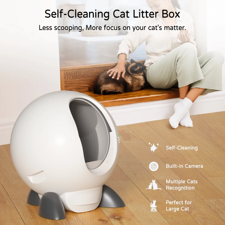 Smart Self-Cleaning Automatic Closed Cat Litter Box for Multi-Cat Homes - Image 3