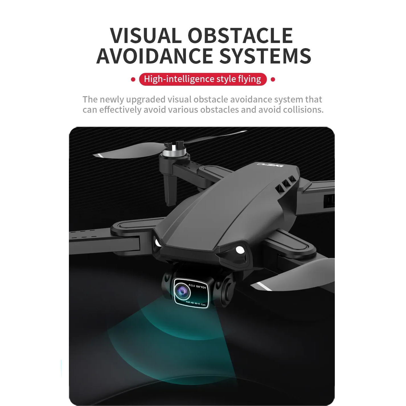 4K HD Dual Camera GPS Drone with Visual Obstacle Avoidance and 5G WIFI Connectivity - Image 5