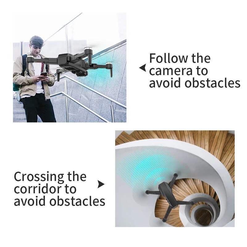 4K HD Dual Camera GPS Drone with Visual Obstacle Avoidance and 5G WIFI Connectivity - Image 4