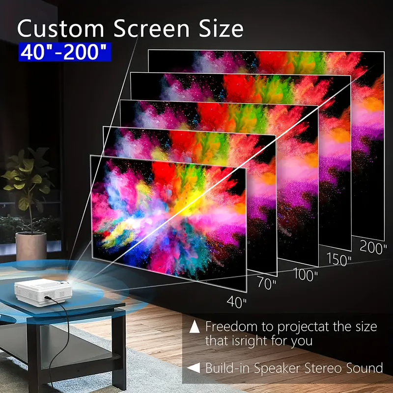 Mini LED Portable Smart Projector - Image 4