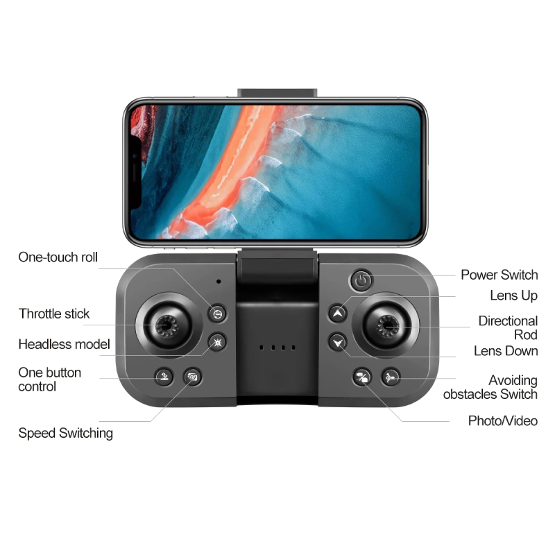 4K HD Foldable Mini Drone with Obstacle Avoidance - Image 7