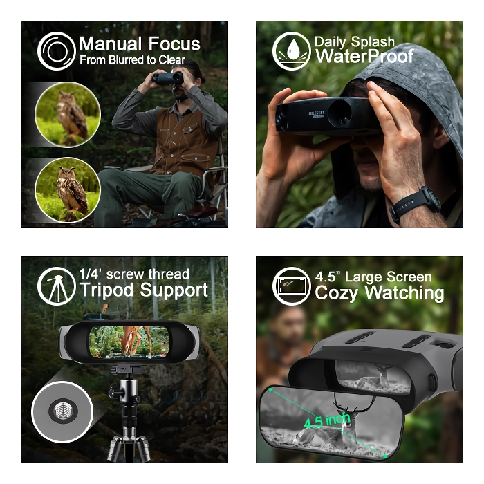 8X HD Infrared Night Vision Monocular & Camera - Image 6