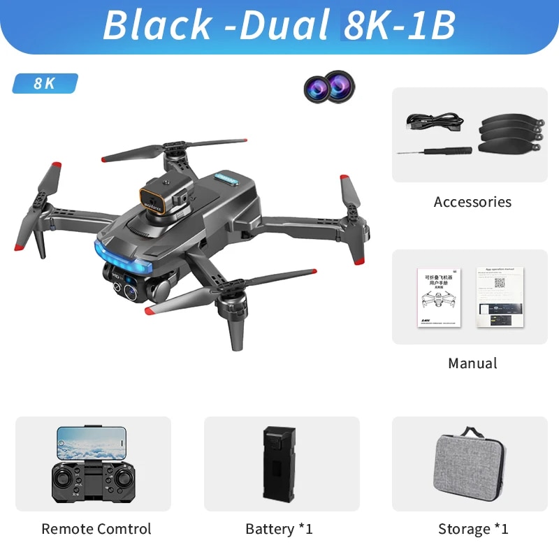 Black Dual 8K (1 Battery)
