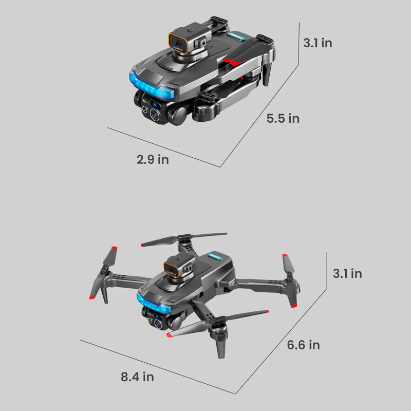 8K Dual-Camera GPS Drone with Brushless Motors and Obstacle Avoidance - Image 8