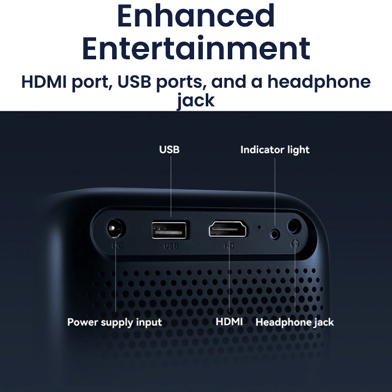 1080p Full HD Smart Portable Projector with Wi-Fi, Auto Focus & HiFi Sound - Image 7