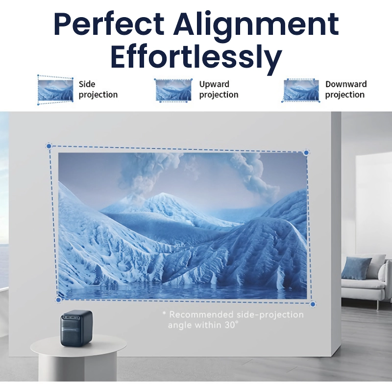 1080p Full HD Smart Portable Projector with Wi-Fi, Auto Focus & HiFi Sound - Image 5