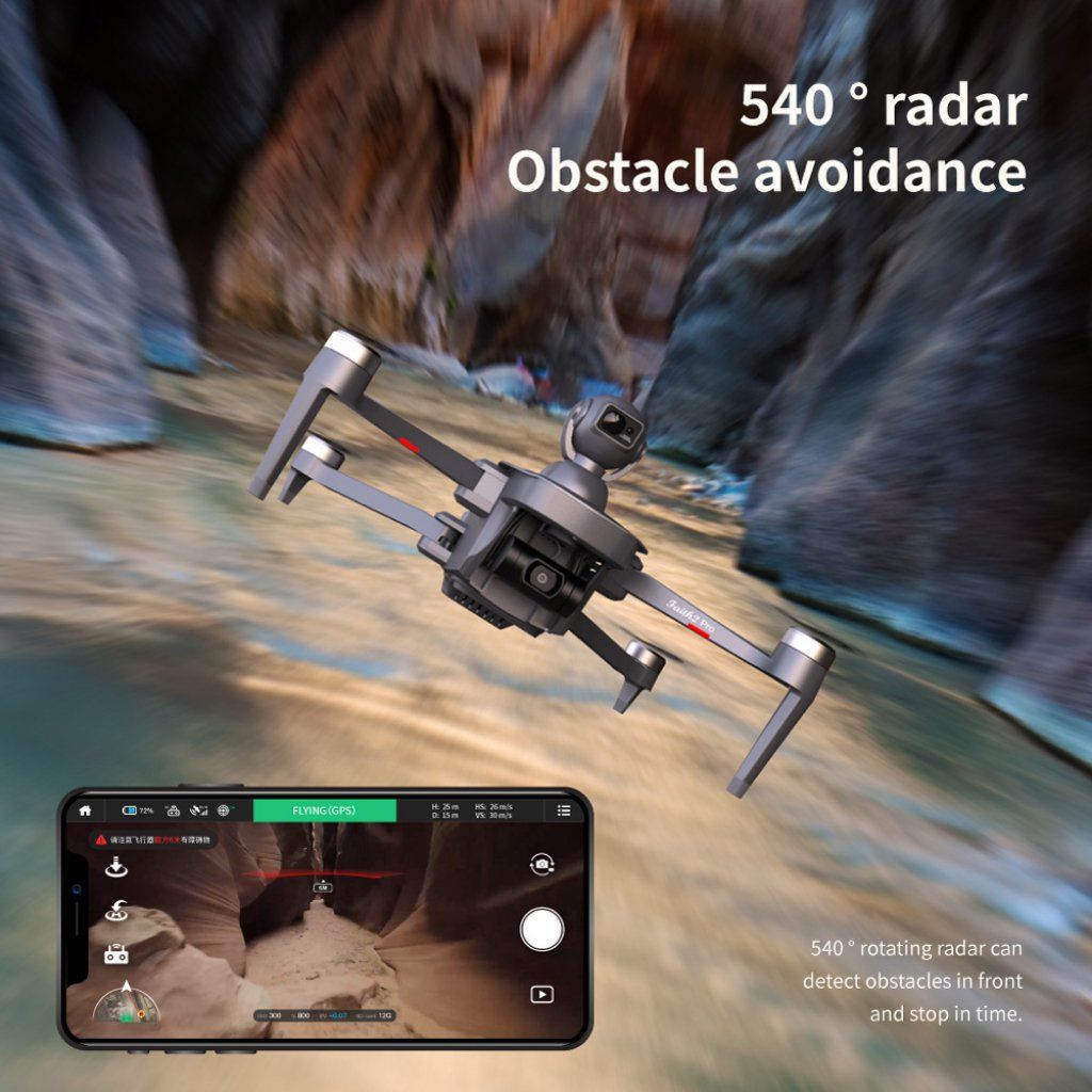 4K UHD 3-Axis Gimbal Drone with Advanced Obstacle Avoidance and Long-Range Transmission - Image 5