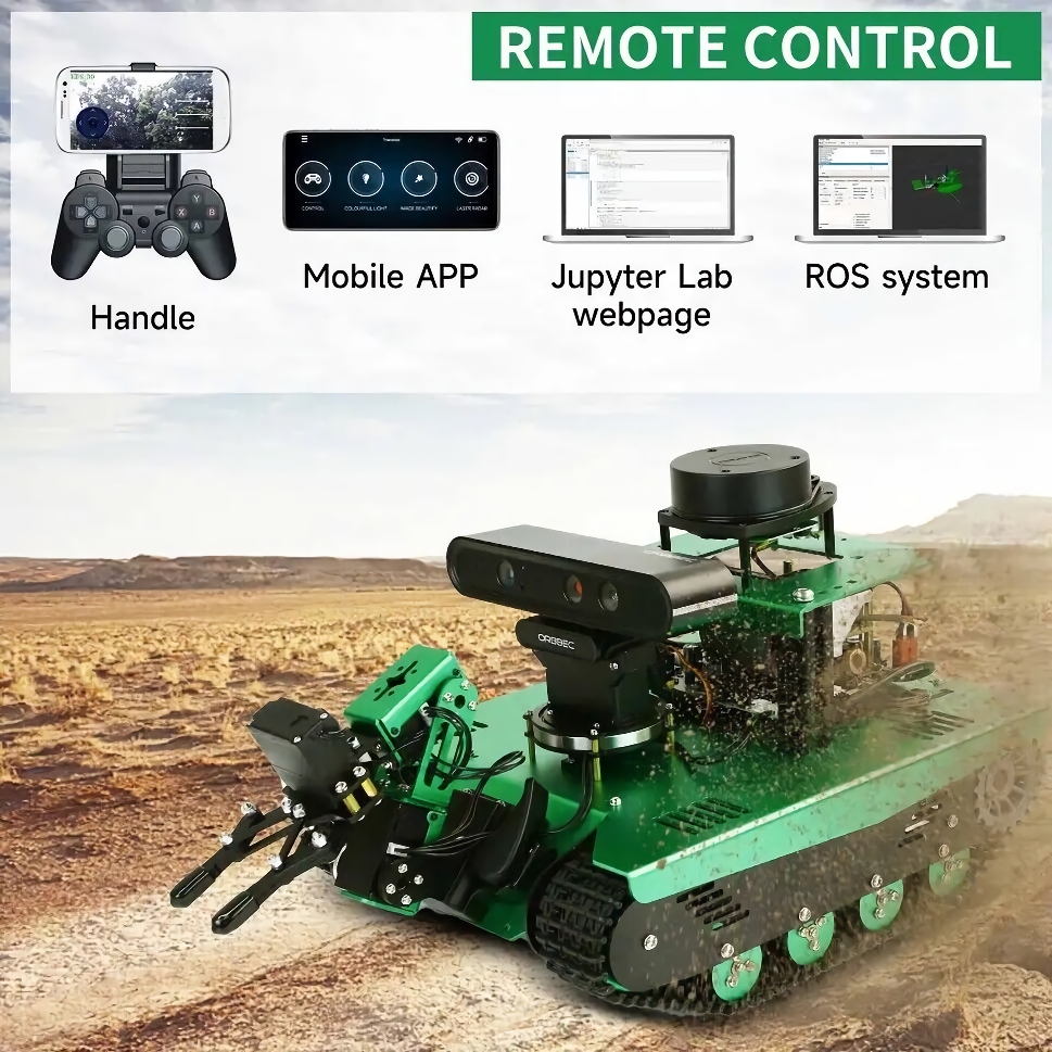 AI Vision Robot Tank Kit with Lidar & Python Programming - Image 5