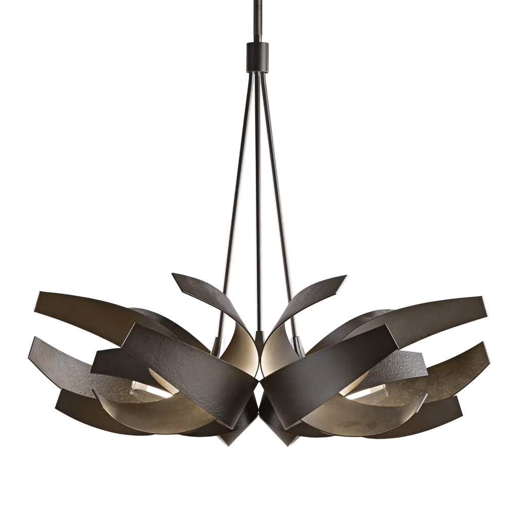 Grand Postmodern Wrought Iron Chandelier - Image 8