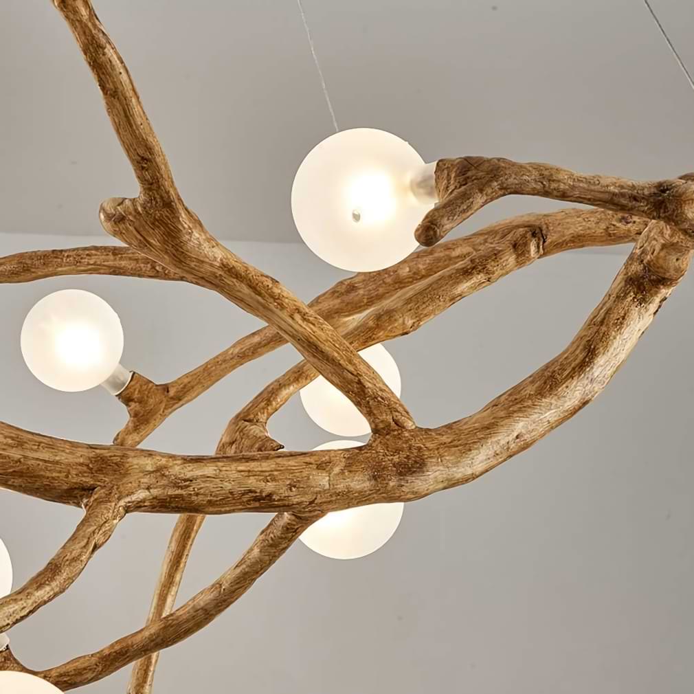 Modern Nordic LED Branch Chandelier – Vintage Tree Art Pendant Lighting - Image 8