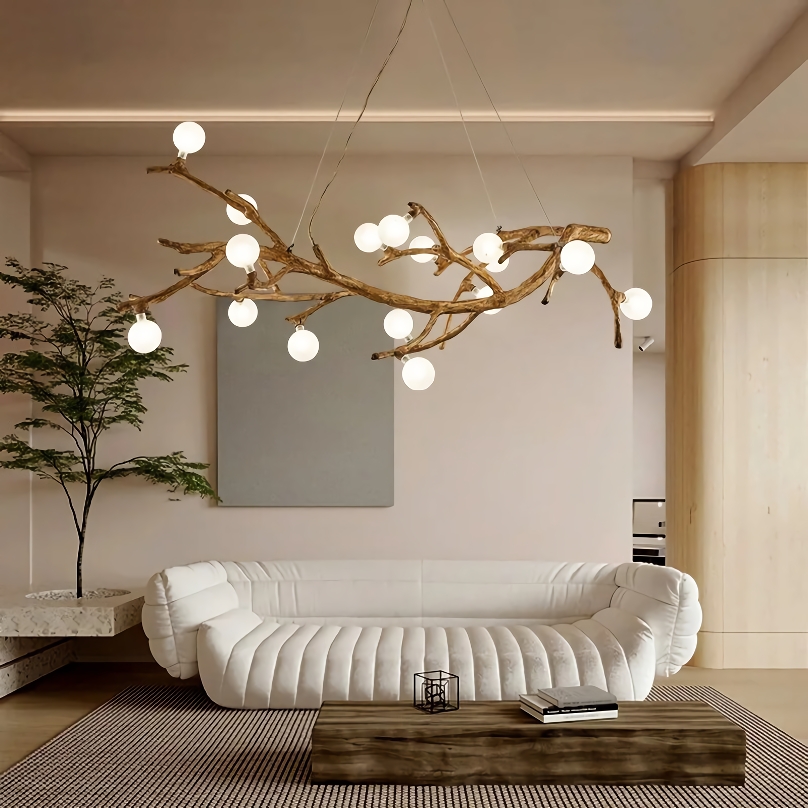 Modern Nordic LED Branch Chandelier – Vintage Tree Art Pendant Lighting - Image 3