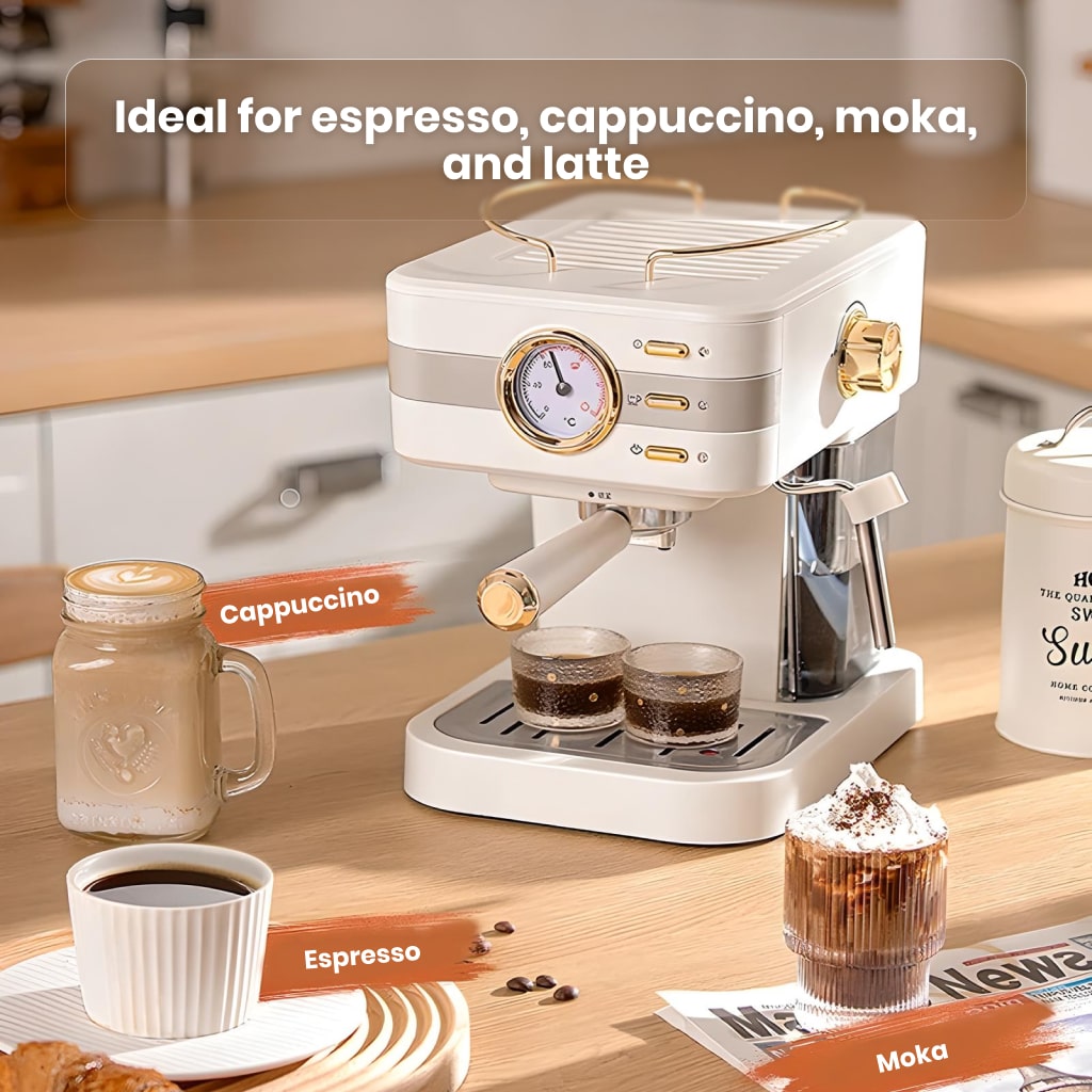 Premium 20bar Espresso and Cappuccino Coffee Maker - Image 3