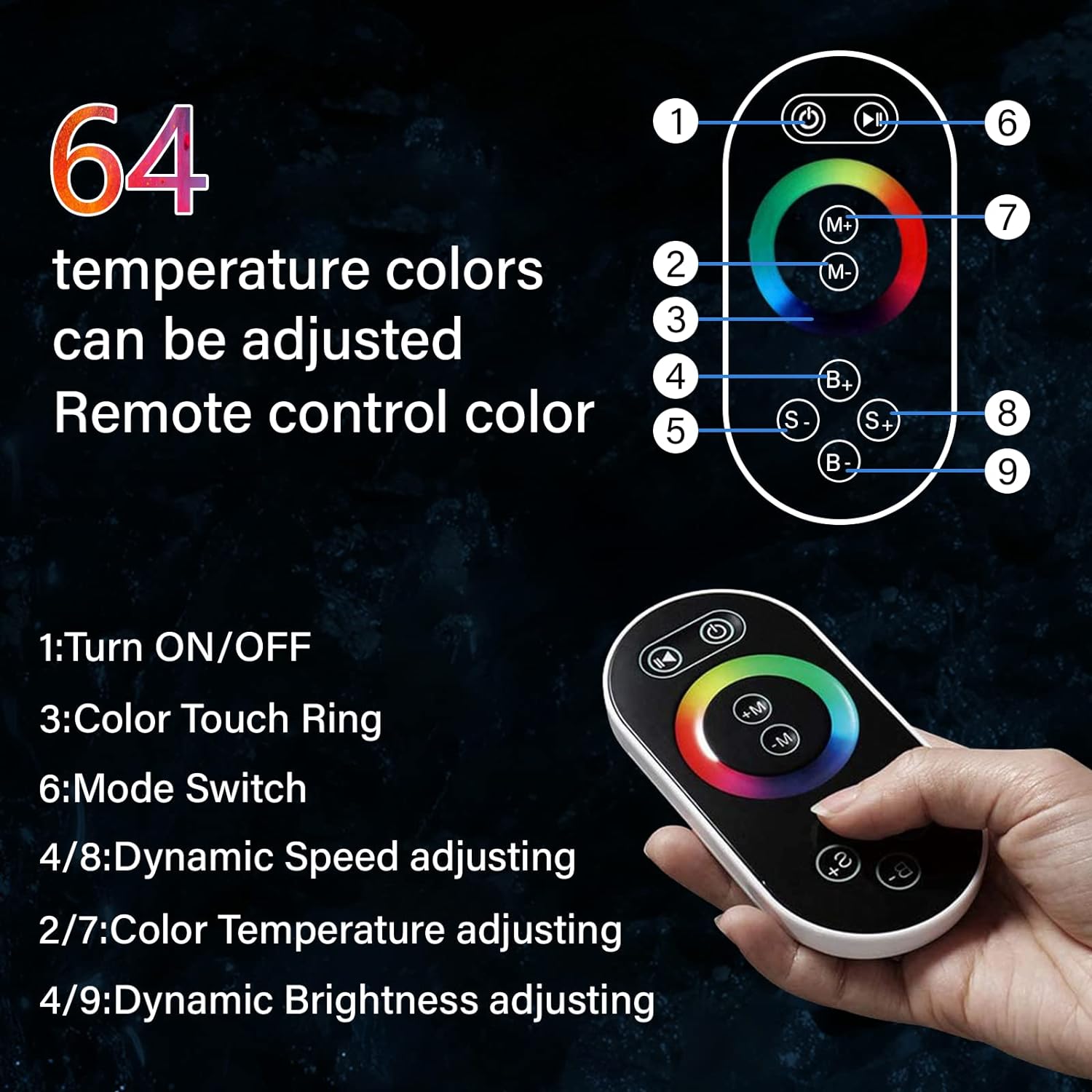 Luxury Gold Thermostatic LED Shower Set with Rainfall & Waterfall Ceiling Mount - Image 4