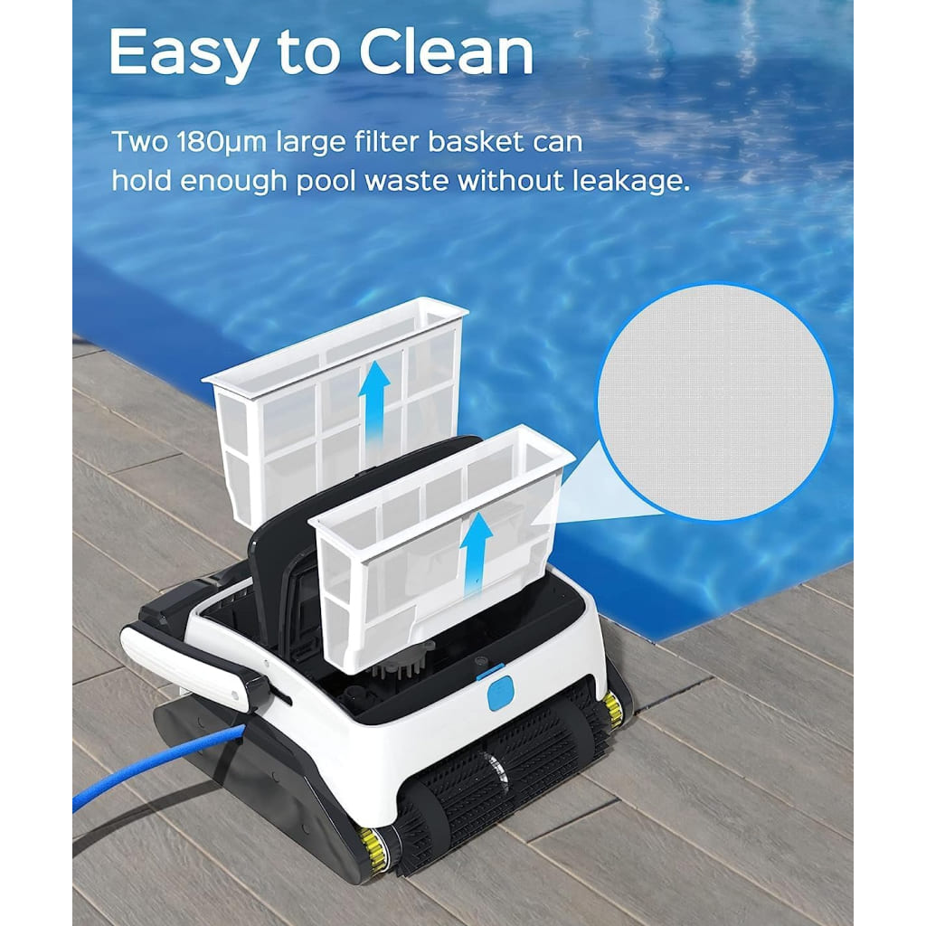 Efficient Robotic Pool Cleaner Automatic Vacuum with High Suction, Wall and Floor Cleaning - Image 4