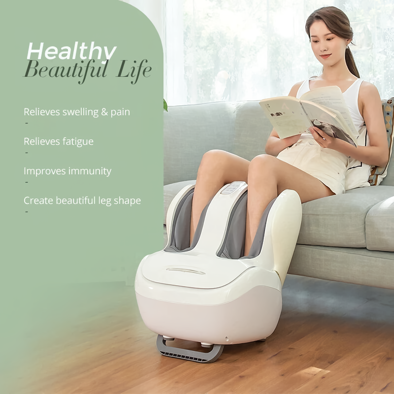 Deluxe Shiatsu Foot and Calf Massager with Heat and Air Compression - Image 9