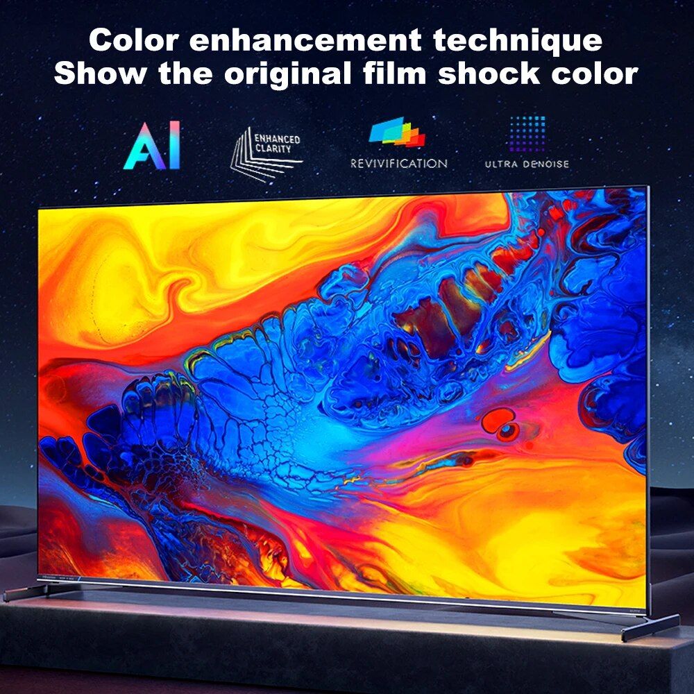 Full HD 1080P WiFi LED Projector with Android OS, 2K 4K Video Support, and Auto Keystone Correction - Image 5